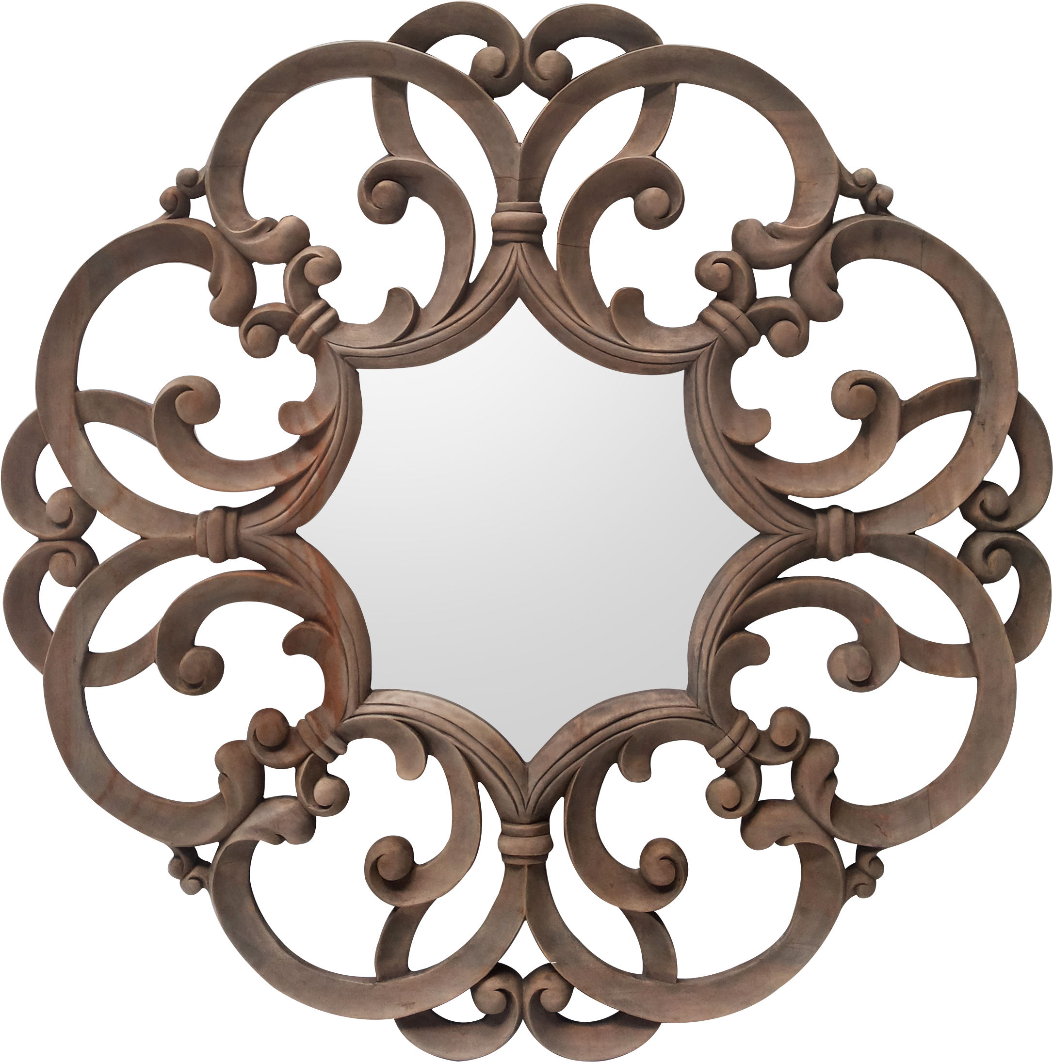 Woodcraft Mirror Frame - Indian Army Logo No Background (2379x2375), Png Download