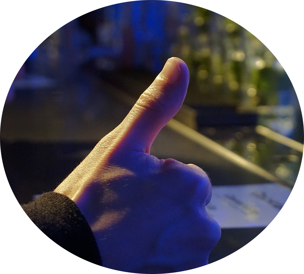 Hand Giving Thumps Up (1058x953), Png Download