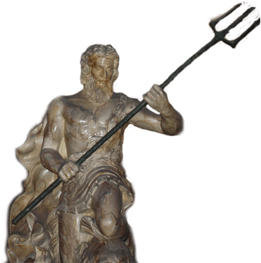 Greek God - Poseidon - Greek Mythology (400x400), Png Download