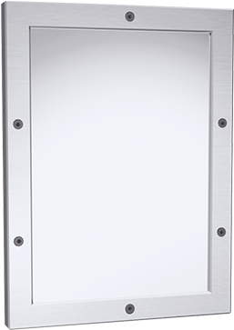 Framed Mirror - Wood (440x440), Png Download