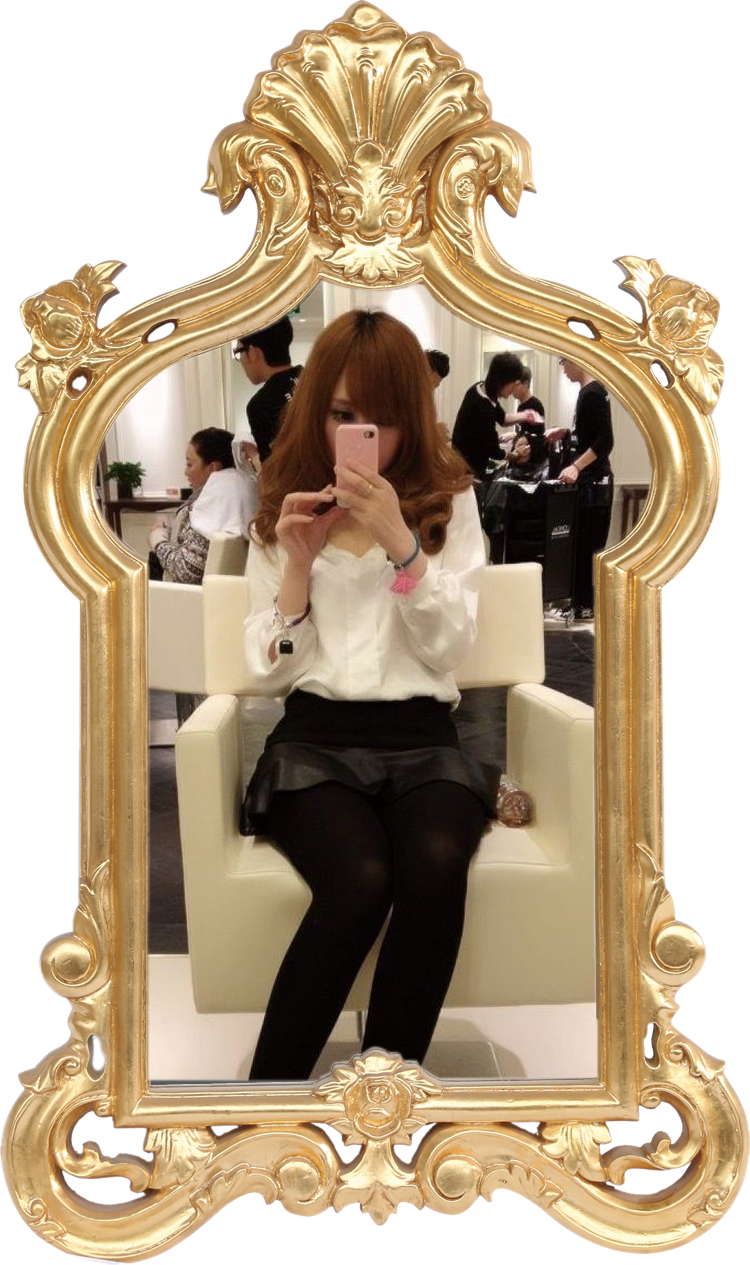 Picture Of Luxury Floor Dressing Mirror Frame - Mirror (750x1265), Png Download