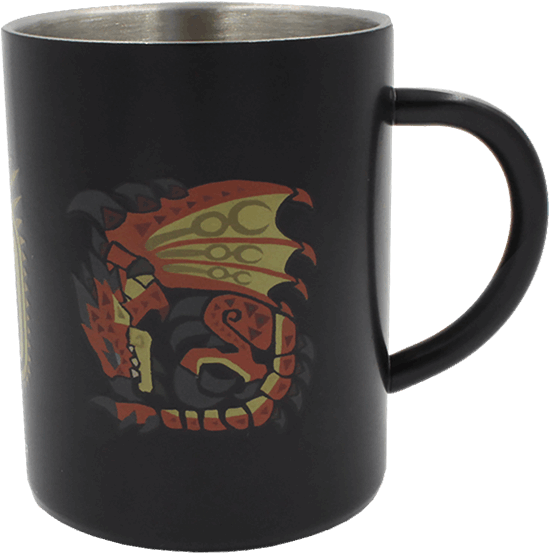 Monster Hunter World Steel Mug (600x600), Png Download