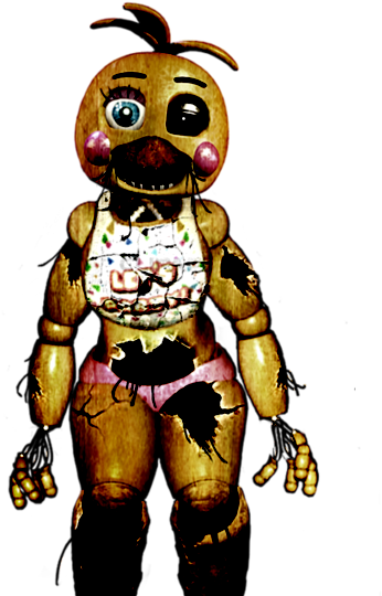 Dark Toy Chica - Old Toy Chica Png (464x576), Png Download