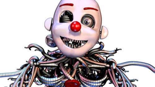 Ennard Looks Kinda Dumb Without His Face-plates, Right - Fnaf Ennard Png (500x281), Png Download