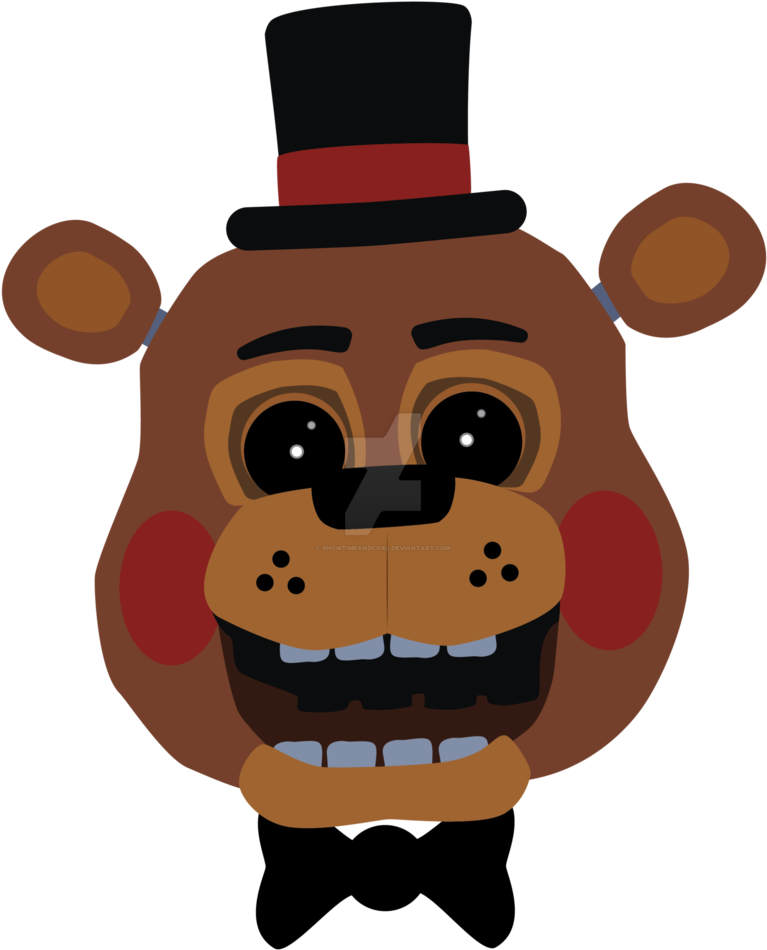 Png Free Freddy By Showtimeandcoal On Deviantart Fnaf Toy Freddy Head