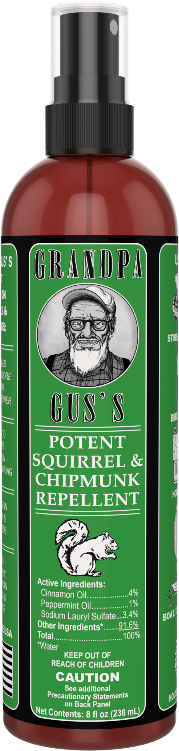 Squirrel & Chipmunk Repellent - Grandpa Gus Catch And Release Mice Tunnels - Set Of (2000x2625), Png Download