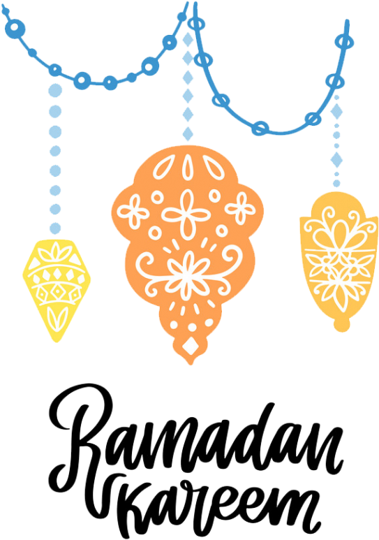 Ramadan Lantern Vectors - Ramadan Kareem Vector Poster (948x1024), Png Download