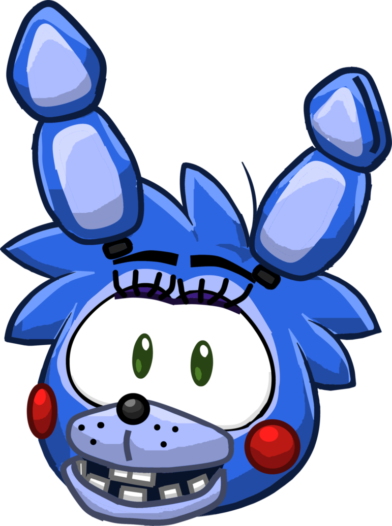 Puffle Toy Bonnie Five Nights - Five Nights At Freddy's Club Penguin (771x1036), Png Download