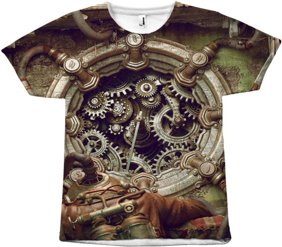 Gears Steampunk Tee - Wallpaper (600x600), Png Download