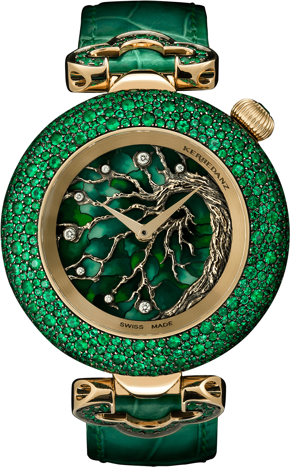 Kerbedanz Tree Of Life Black Edition - Watch (1895x1610), Png Download