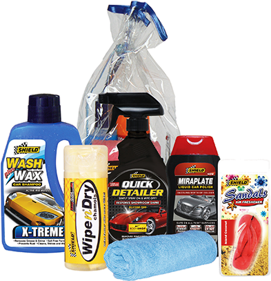 Car Care Value Kit - Car Wash Products Png (497x450), Png Download