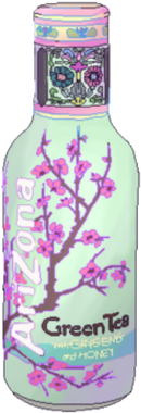 Arizona Lite Green Tea Lemonade (480x480), Png Download