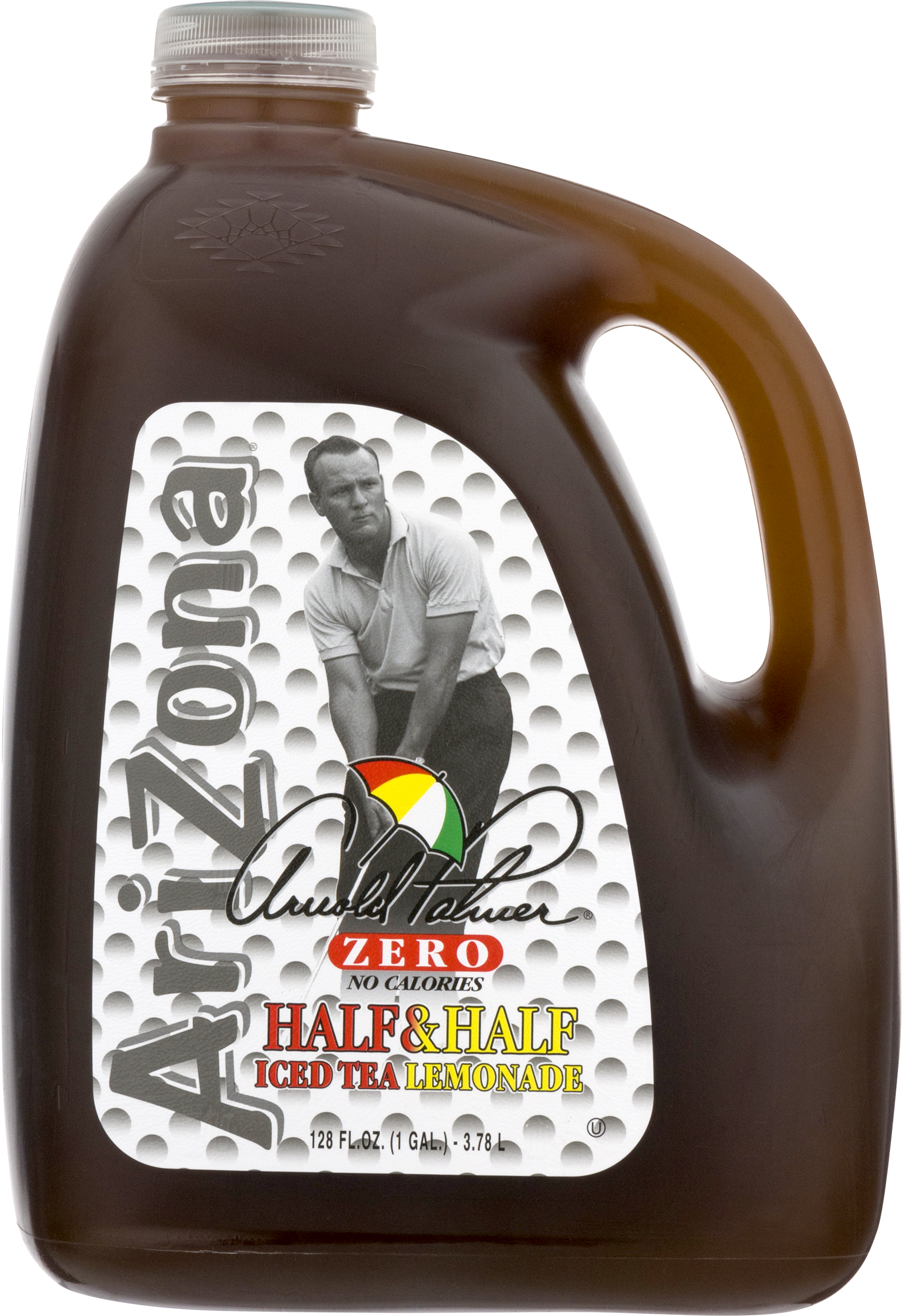 Arizona Arnold Palmer Zero Half & Half Iced Tea Lemonade, - Arnold Palmer Golf Legend Signed Autographed Arizona (1713x2500), Png Download