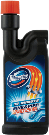 Domestos Sink Pipe - Domestos Sink And Pipe Unblocker (285x480), Png Download