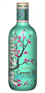 Ice Tea Με Mέλι & Tζίνσενγκ Arizona - Arizona Green Tea (400x300), Png Download