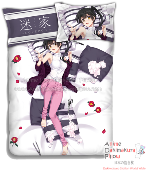 The Lost Village Japanese Anime Bed Blanket Or Duvet - Cushion (600x600), Png Download