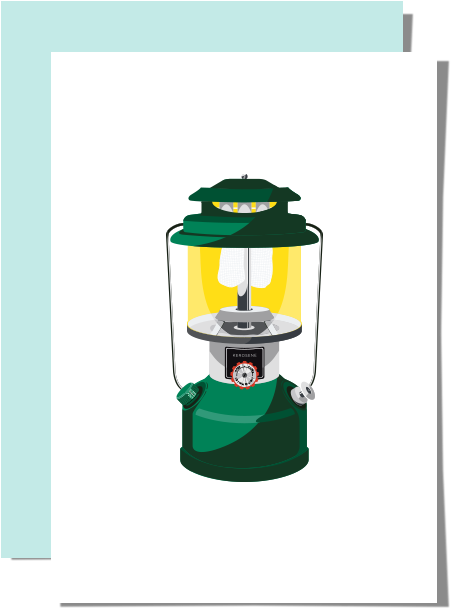 Lantern Greeting Card (1000x1000), Png Download