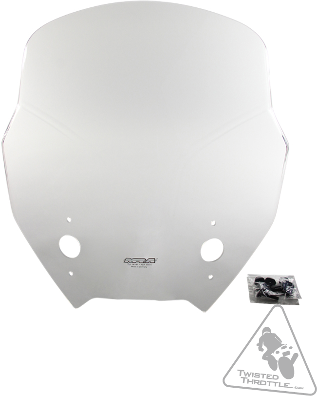 Mra Motorcycle Windshield Kawasaki Versys 650 & Kawasaki - Twisted Throttle (716x1024), Png Download