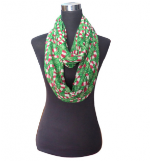 Women Green Color Printed Polyester Material Casual (600x315), Png Download