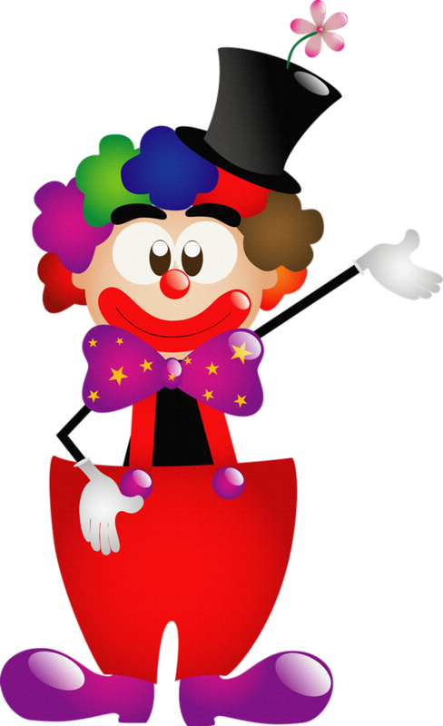Circus Clown - Clown (488x800), Png Download