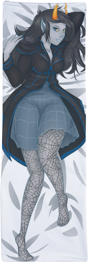 Ahk762bplw Huggablevriska Body Front Update Clipart - Vriska Serket Body Pillow (1000x1000), Png Download