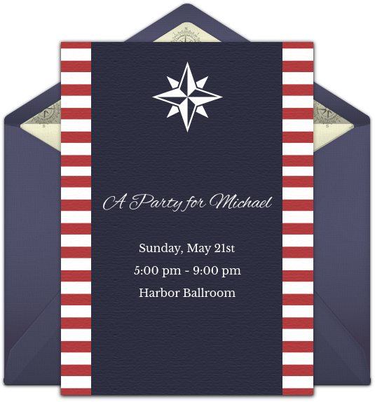 Check Out This Free Party Invitation Featuring A Nautical - World Cup (650x650), Png Download