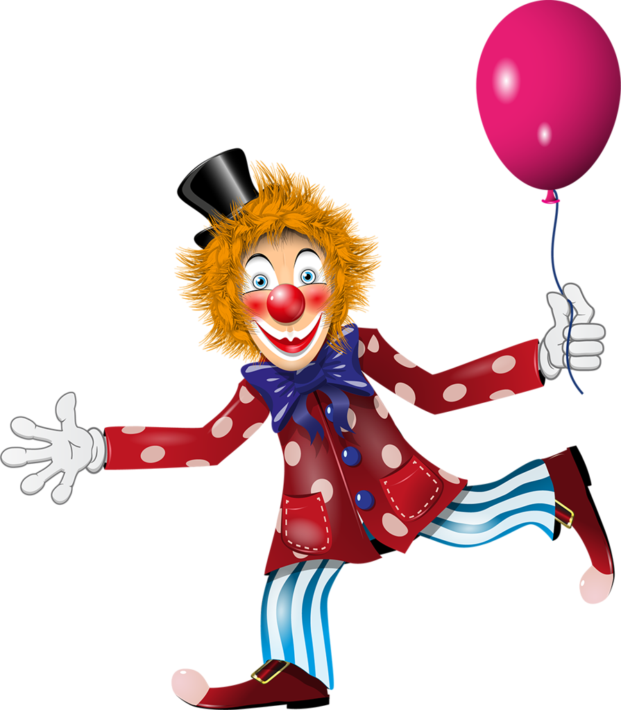 Circo & Palhaço E Parque - Clown (895x1024), Png Download