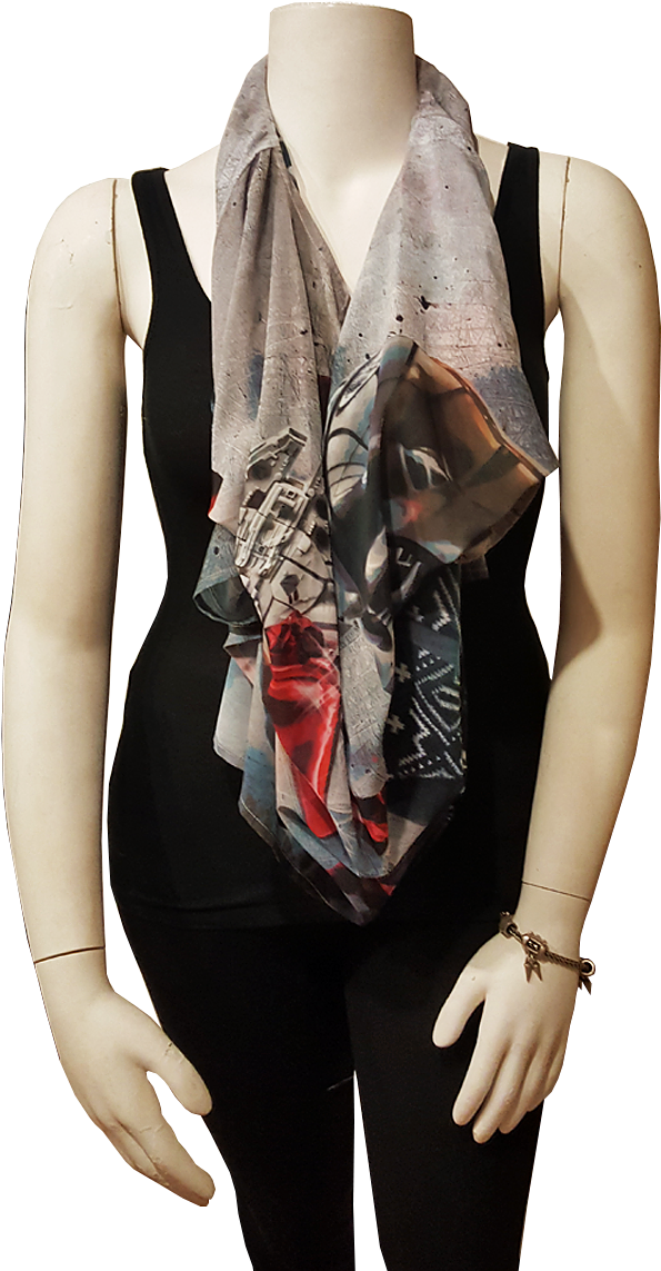 This Very Special Christmas Edition Of Our Star Wars - Scarf (870x1160), Png Download