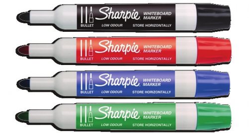 Sharpie Whiteboard Marker Chisel Tip Red (500x500), Png Download