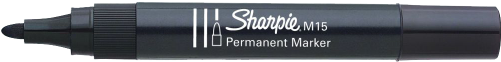 Permanentinis Žymeklis Sharpie M15 Juodas - Sharpie M15 Bullet Permanent Marker - Blue (500x500), Png Download