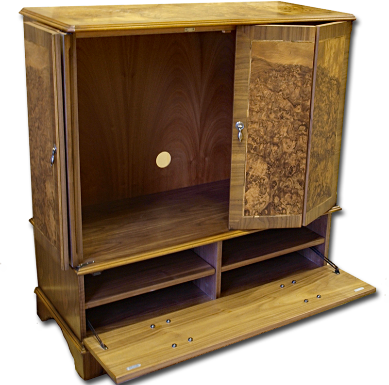 Home And Furniture - Enclosed Tv Cabinet (800x800), Png Download