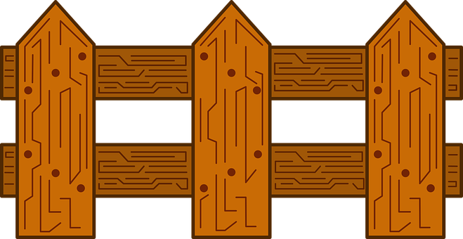 Wood Close Table Gate Fence Coffee Free Im - Cercas De Madera Vector Png (659x340), Png Download