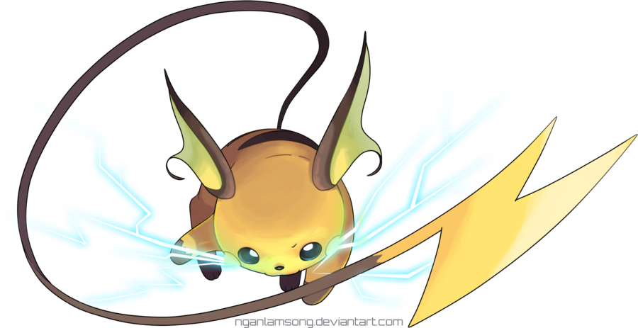 Raichu By Nganlamsong On Deviantart - Raichu (900x463), Png Download