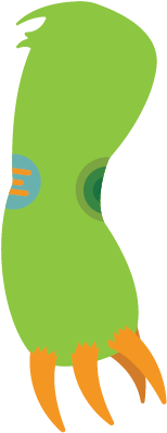 Arms Clipart Monster - Monster Arms Clipart (417x417), Png Download