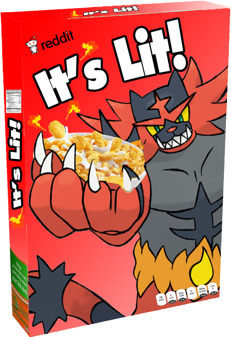[oc] Litten Cereal, Am I The Only One That Thought - Imgur Llc (820x1170), Png Download