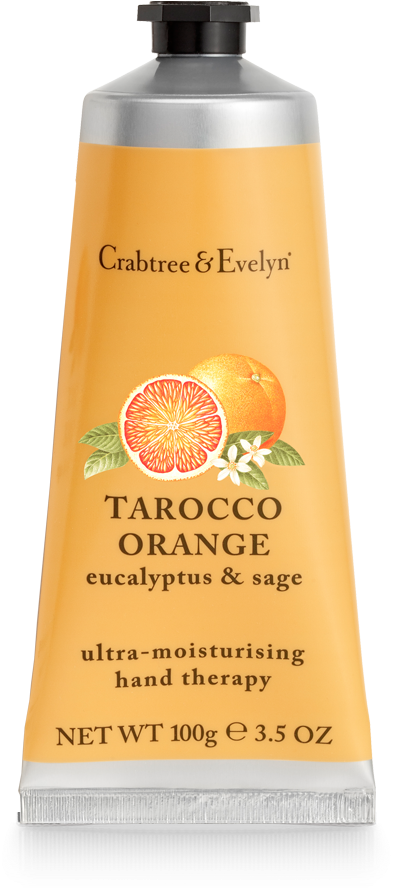 Ultra-moisturising Hand Therapy - Crabtree & Evelyn Tarocco Orange, Eucalyptus & (1000x1000), Png Download