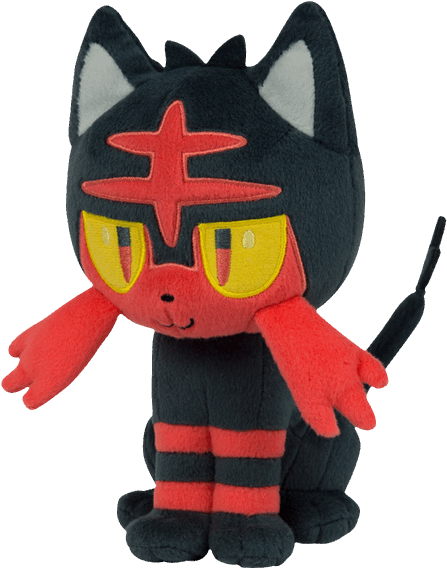 1 Of - Litten Plush Eb Games (600x600), Png Download