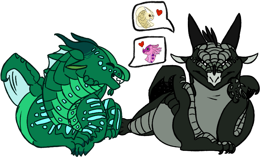 Turtle And Moon By Grey - Turtle Wings Of Fire Rainwing (1024x576), Png Download