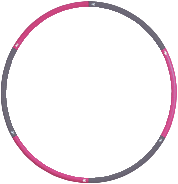 Fitness Mad Standard Nbr Hula Hoop - Instagram Photo Circle Frame (354x365), Png Download