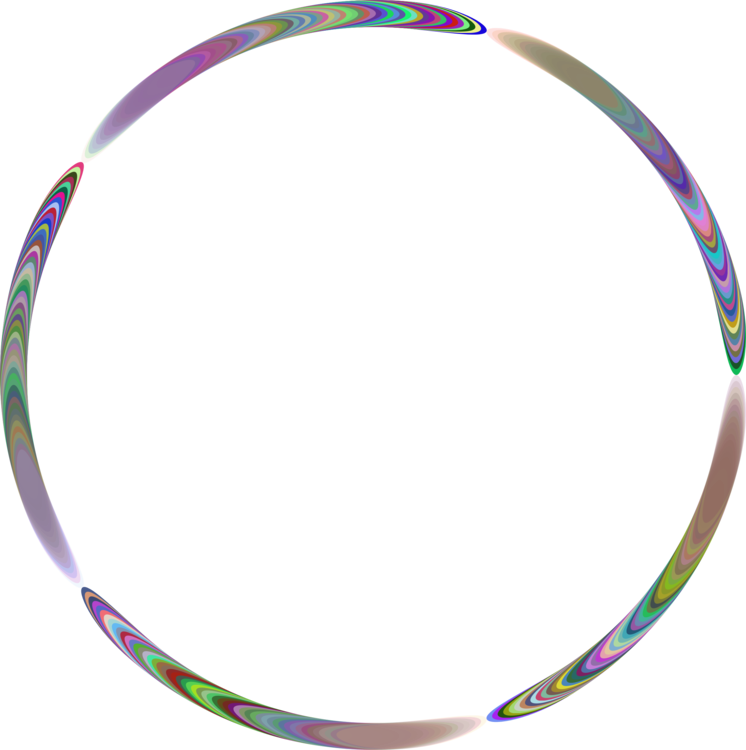 Hula Hoops Toy Original Hula Hoop Randomly Assorted - Hula Hoop Transparent Clipart (746x750), Png Download