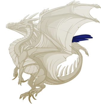 Sapphire Tail Feathers Ridgeback F - Ridgeback Flight Rising (350x350), Png Download