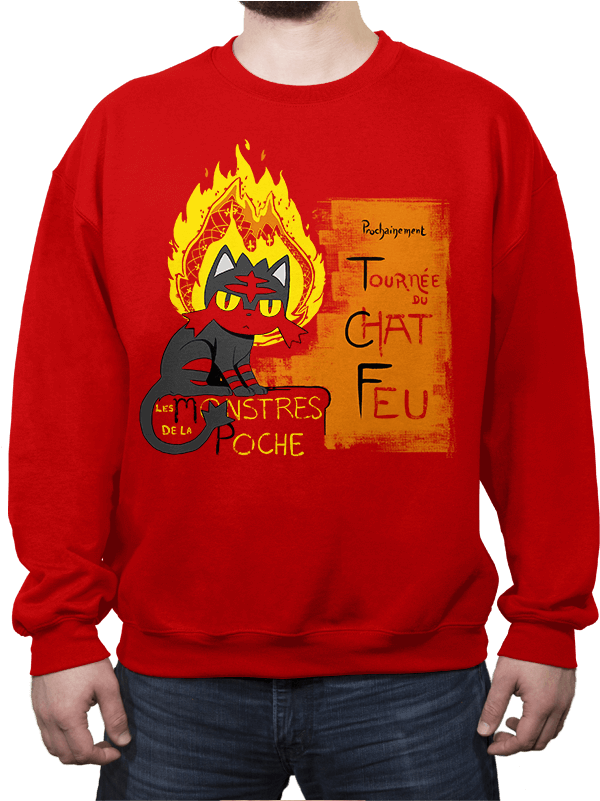 Le Litten - Crew Neck - Crew Neck - Ript Apparel - Crew Neck (800x800), Png Download