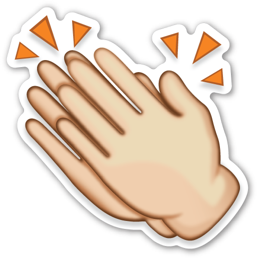 Clapping Hands Sign Are You Born Stupid Or Just Become - Applause Emoji Tshirt Clapping Hands Emoticon Cheers (536x535), Png Download