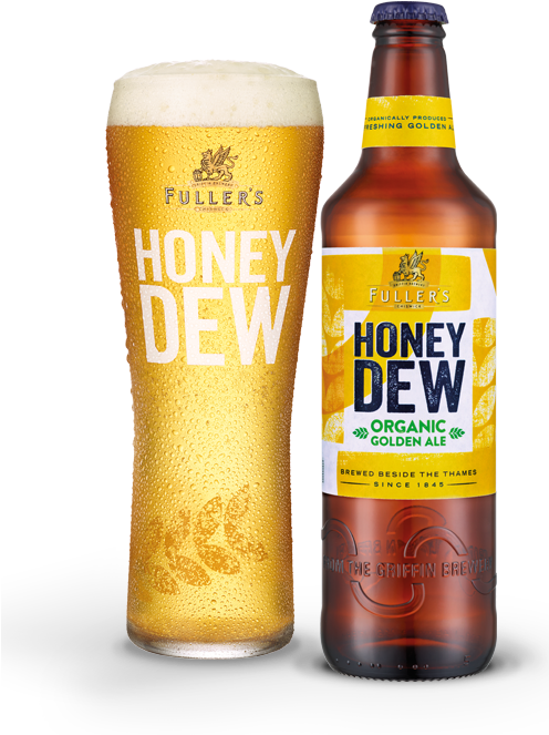 #exploreourbeers #organicbeer #goldenale #honeydew - Fullers Organic Honey Dew (495x850), Png Download