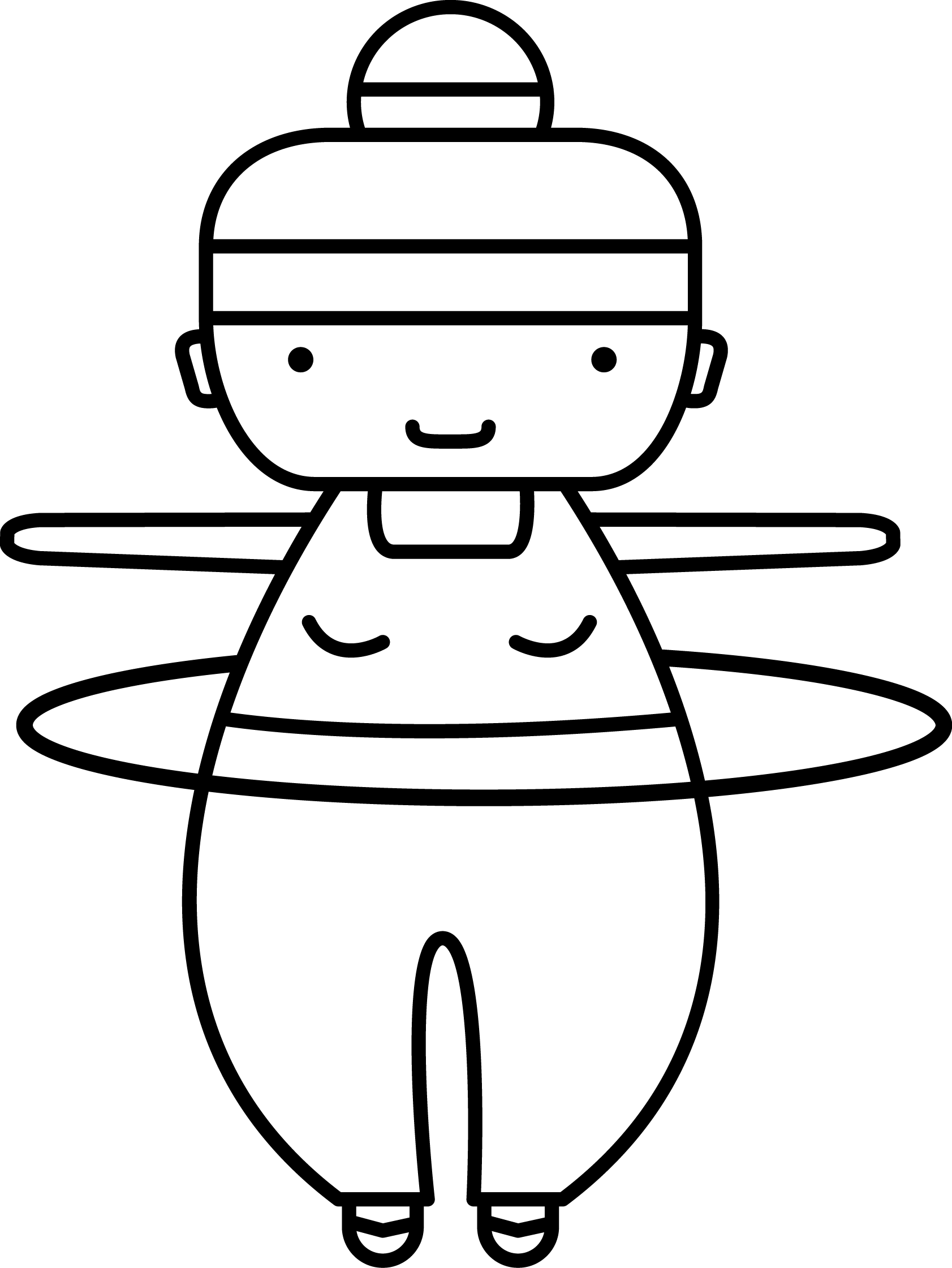 1 - Line Art (1683x2241), Png Download
