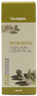 Miaroma Eucalyptus Pure Essential Oil 20ml - Eucalyptus Oil Holland & Barrett (350x350), Png Download