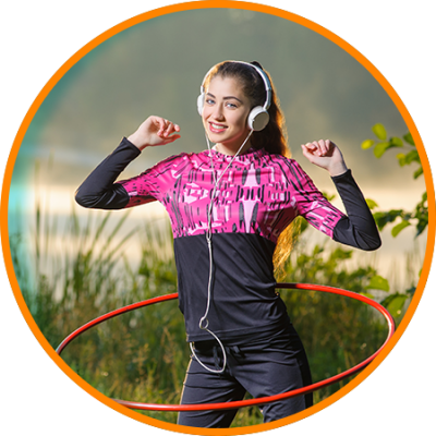 Weights & Sound Makers - Hula Hoop (400x400), Png Download