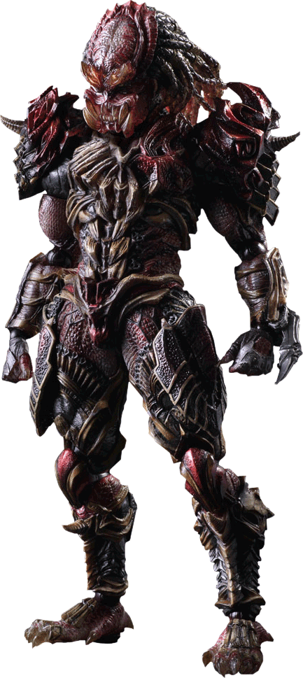 Predator Variant Version Play Arts Kai Action Figure (433x969), Png Download