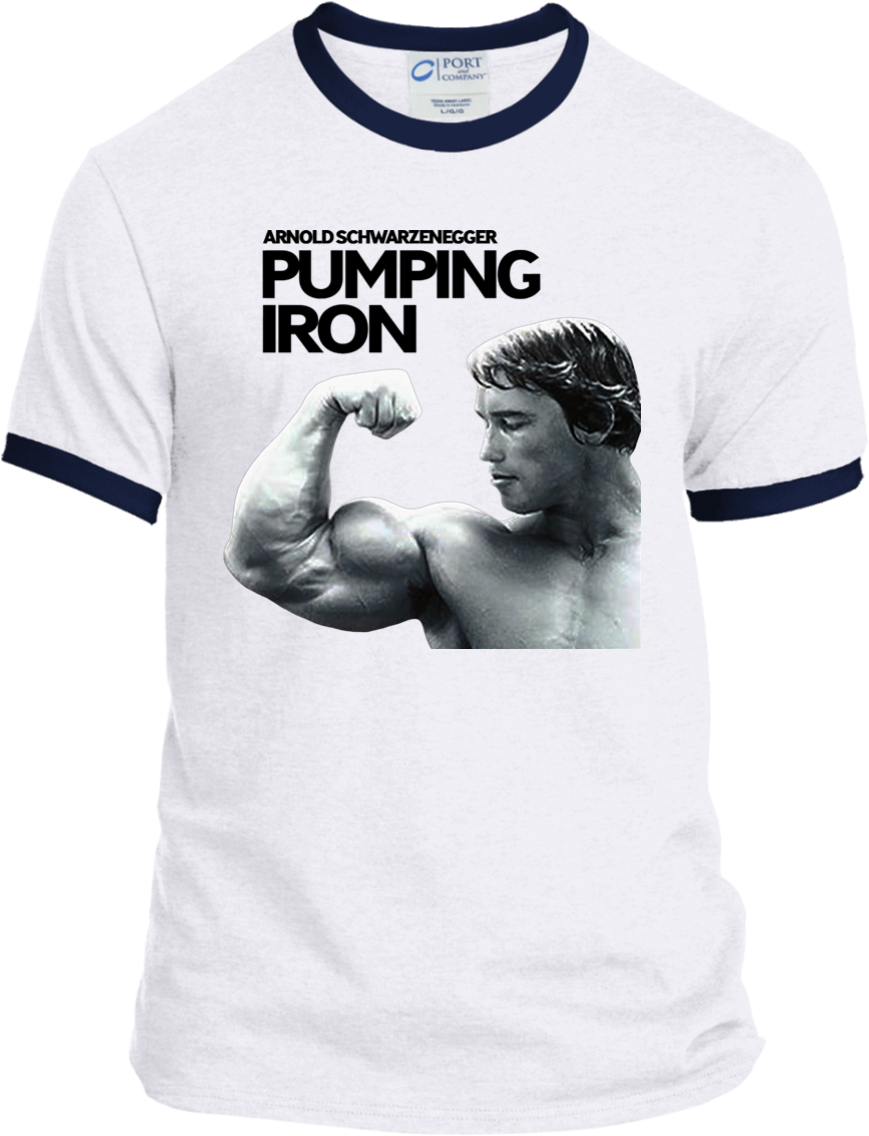 Arnold Schwarzenegger Pumping Iron T-shirt - Pumping Iron (arnold Schwarzenegger) Dvd (1155x1155), Png Download