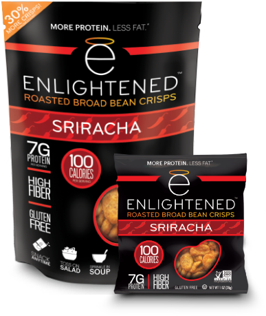 Sriracha Bothsizes - Roasted Broad Bean Crisps (420x480), Png Download